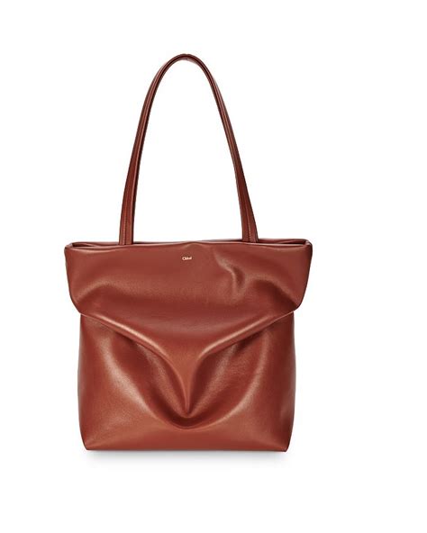 Chloé Judy North South Leather Tote .